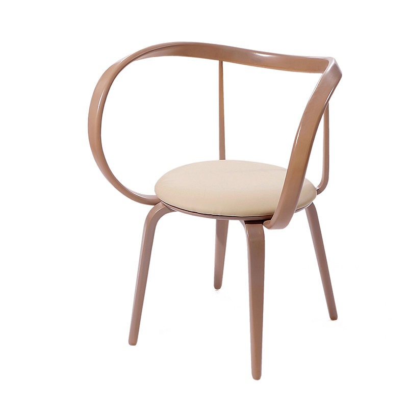 Дизайнерский стул из натурального дерева