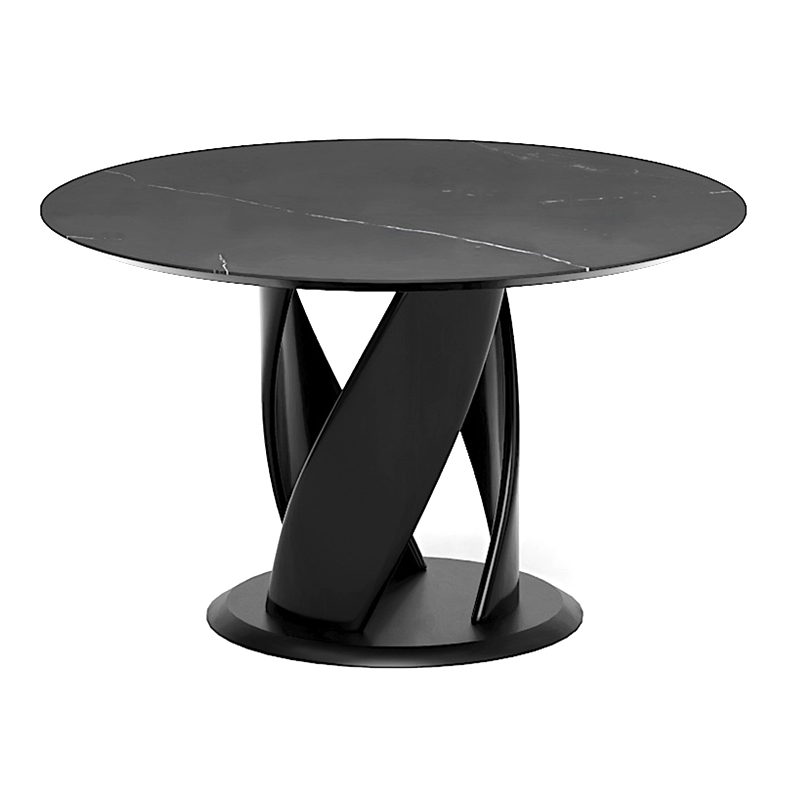 Овальный обеденный стол для гостиной в стиле модерн